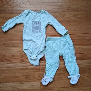 Easter outfit for baby bunny gender neutral